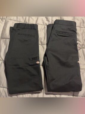 Dickies Black Straight-Leg Work Chinos 2 pants!!!!!!